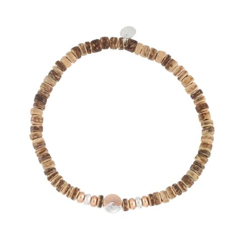 Coco & Wave Bead Stretch Anklet