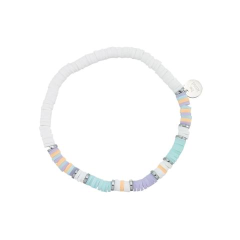 Multi Colored Fimo Stretch Bracelet