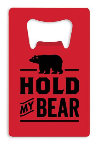 Credit Card Bottle Opener Bear