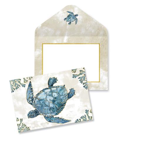Boxed Note - Playa Sea Turtle