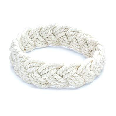221103 Cotton Sailor Knot White Bracelet