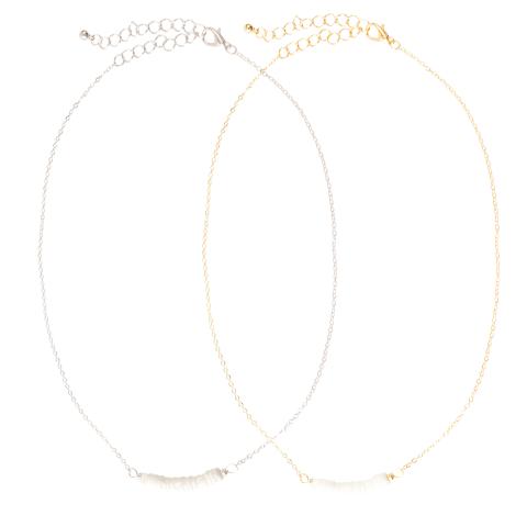 302308 Round Cut Shell Necklace
