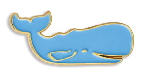 Soft Enamel Lapel Pin - Whale