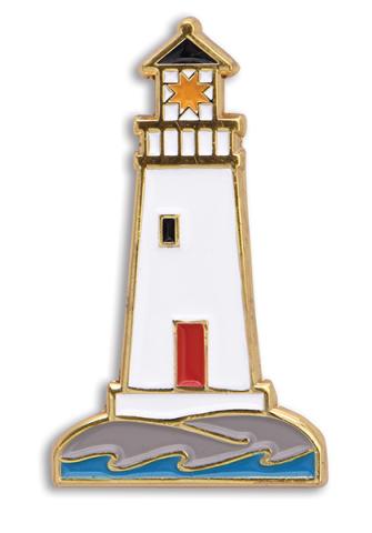 Soft Enamel Lapel Pin - Lighthouse