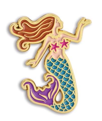 Soft Enamel Lapel Pin - Mermaid