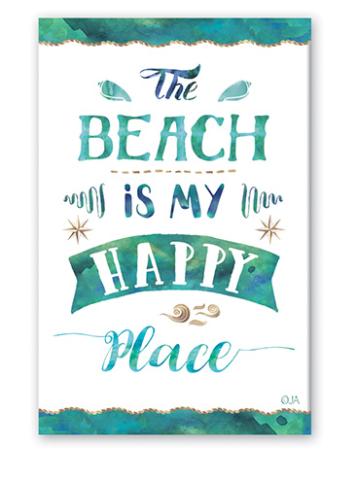 Souvenir Magnet - Beach Happy Place