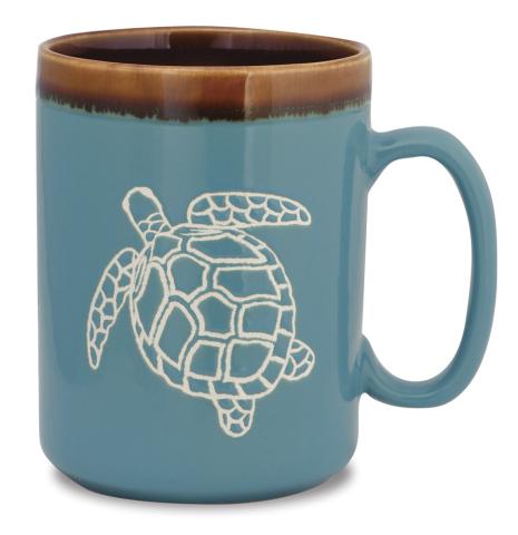 Hand Glazed Mug - Turtle