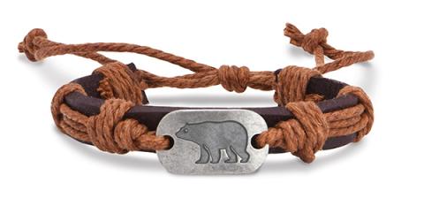 Bracelet Leather - Bear