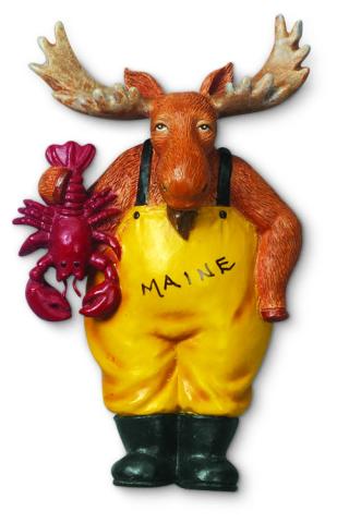 Resin Magnet - Moose & Lobster