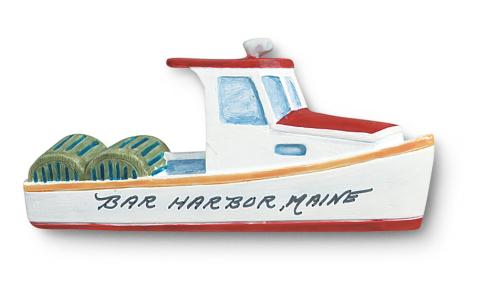 Resin Magnet - Lobster Boat