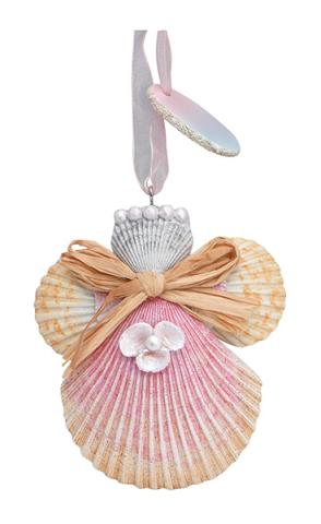 Resin Ornament - Shell Angel