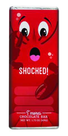 Lobster Emoji Chocolate Bar - Shocked