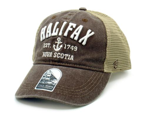 Halifax Puff Anchor Brown Hat