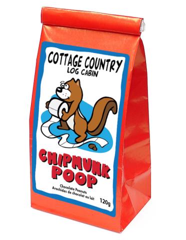 Chipmunk Poop Humour Bagged Candy