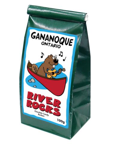 River Rocks Beaver Humour Bagged Candy