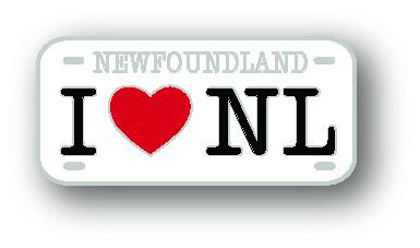 I Heart NL License Plate Lapel Pin