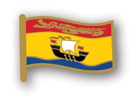 New Brunswick Flag Lapel Pin