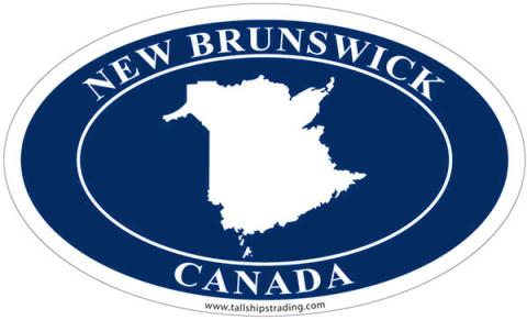 New Brunswick Map Euro