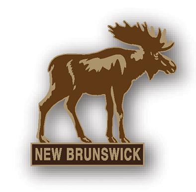 Moose New Brunswick Lapel Pin