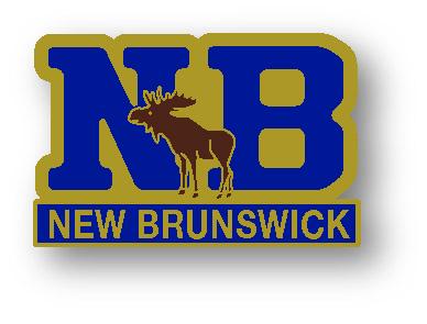 NB New Brunswick Lapel Pin
