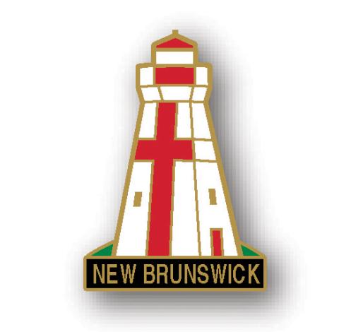 Lighthouse  New Brunswick Lapel Pin