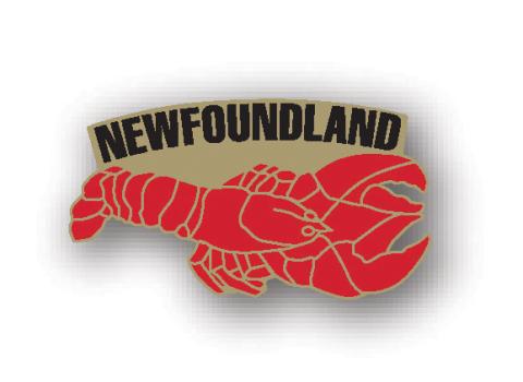 Lobster Newfoundland Lapel Pin