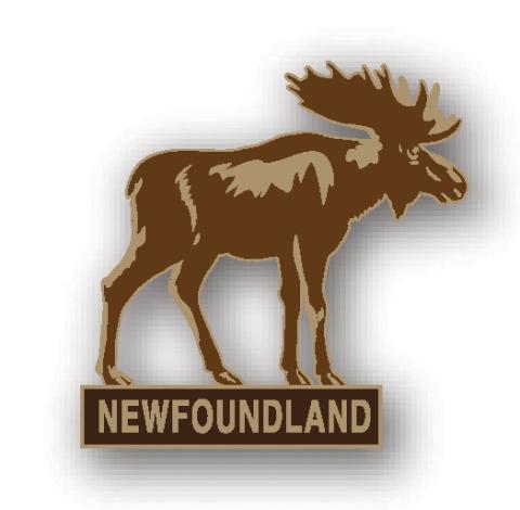 Moose Newfoundland Lapel Pin