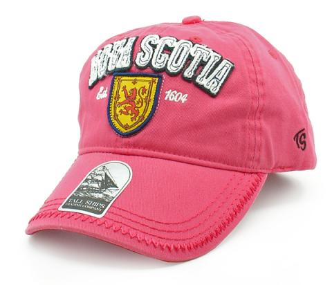 Nova Scotia Applique Crest Hot Red Hat