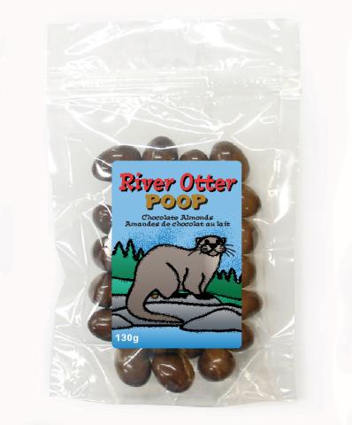 Bagged River Otter Poop