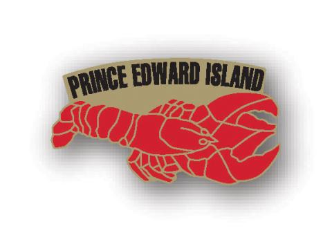 Lobster Prince Edward Island Lapel Pin
