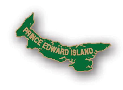 Prince Edward Island Map Lapel Pin