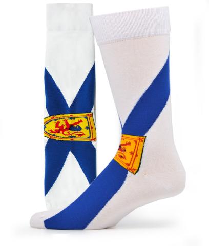Nova Scotia Flag Socks Adult 10-13