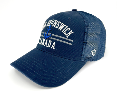 New Brunswick Waverley 3D Anchor Navy Hat