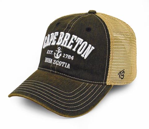 Cape Breton Puff Anchor Black Hat