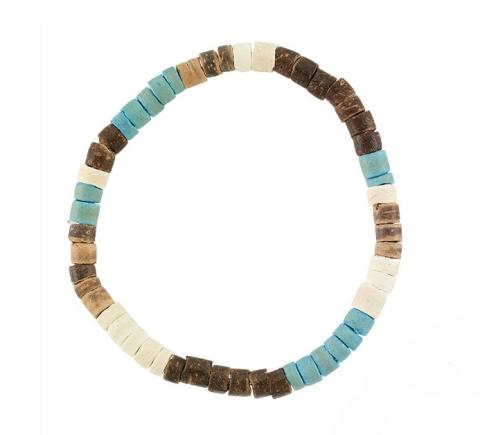 Heishi Coco & Turquoise Coco Bracelet