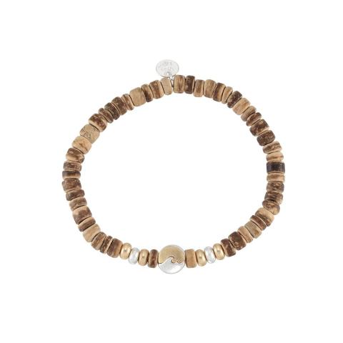 Coco & Wave Bead Stretch Bracelet