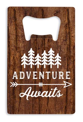 Credit Card Bottle Opener - Adventure Awaits