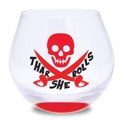 Wobble Shot Glass - Pirate Skull