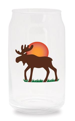 Moose, Drinking Glass