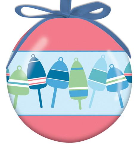 Ball Ornament Blue Buoys