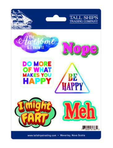 Sayings Sticker Page