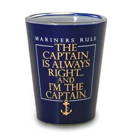 Mariners Rule Shot Glass