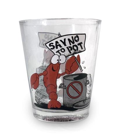 Say No To Pot Shot Glass