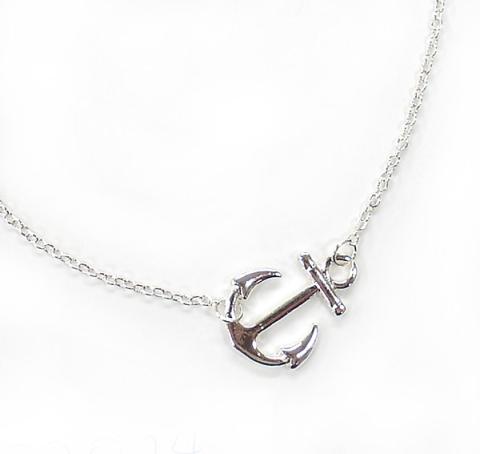 102024 Sideways Anchor Anklet