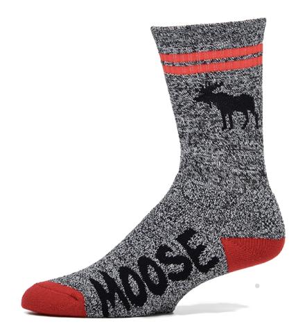 Two Stripe Moose Socks Adult 9-11