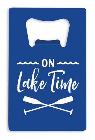 Credit Card Bottle Opener - On Lake Time