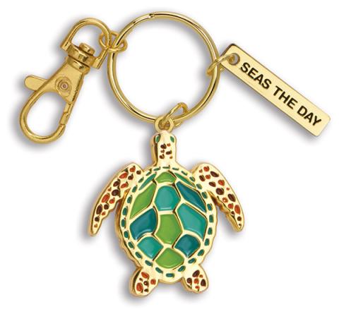 Enamel Keychain - Turtle