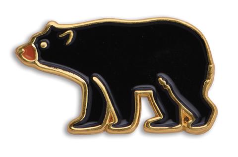 Soft Enamel Lapel Pin - Bear