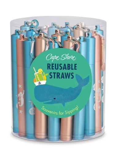 Collapsible Straw Display