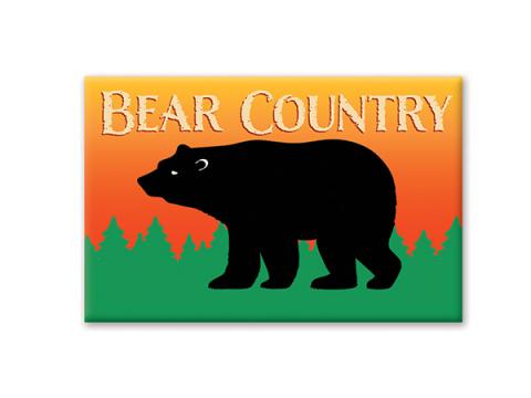 Tin Magnet - Bear Country